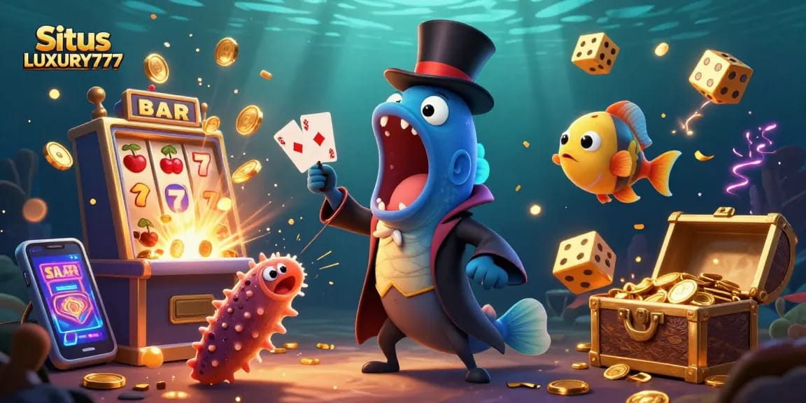 Situs LUXURY777 menampilkan gulper eel ajaib dan anglerfish di dunia perjudian yang memikat.