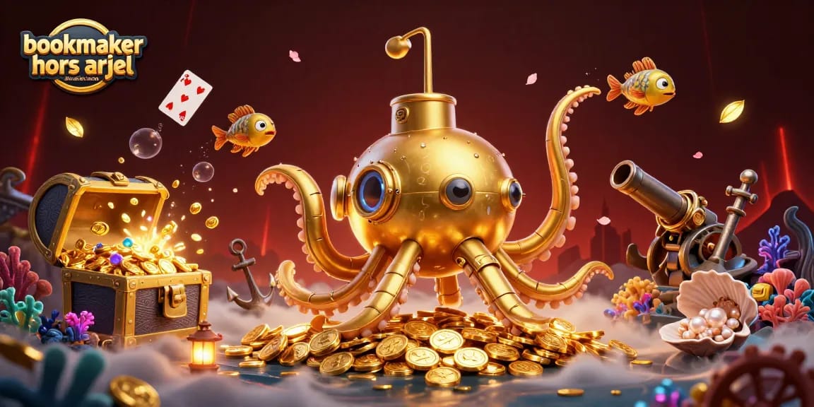Parier sur un bookmaker hors ARJEL autorisé en France avec une illustration captivante des éléments de jeu.