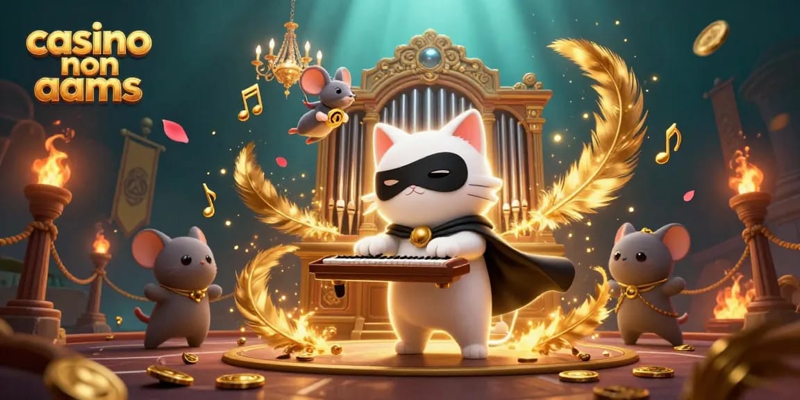 Giocatori che esplorano un casino non AAMS con slot, atmosfere vivaci e premi scintillanti.