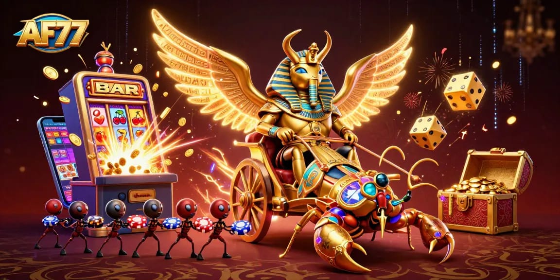 Experience the thrilling gameplay at AF77 Casino with vibrant visuals and dynamic gaming action.