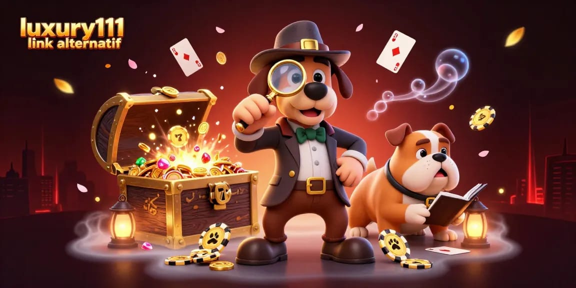 Engage with luxury111 link alternatif to uncover thrilling poker chip clues and casino treasures in this vibrant scene.