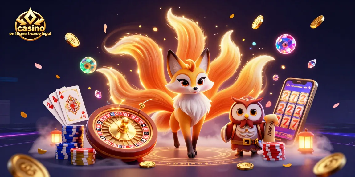 Jouer dans un casino en ligne français légal avec des esprits lumineux et des pièces d'or flottantes