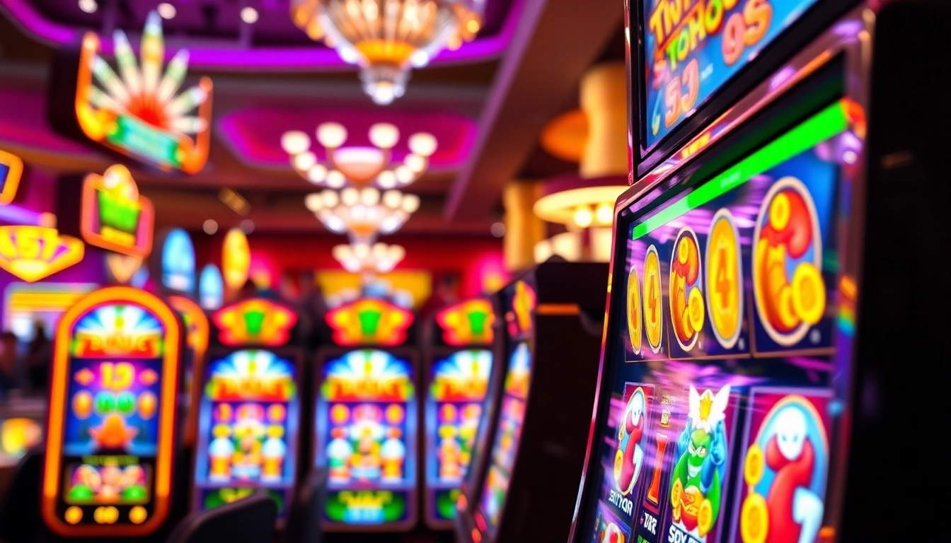 Menangkan slot gacor hari ini dengan mesin slot terang dan penuh warna di kasino.