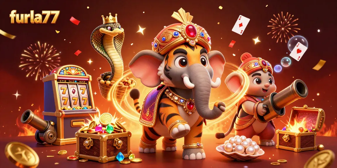 Spin the reels at furla77 with exciting jackpots and vibrant casino action in a captivating scene.