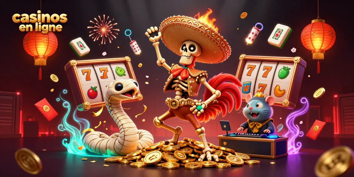 Les casinos en ligne offrent une expérience dynamique avec un rooster mariachi dansant sur des pièces d'or.