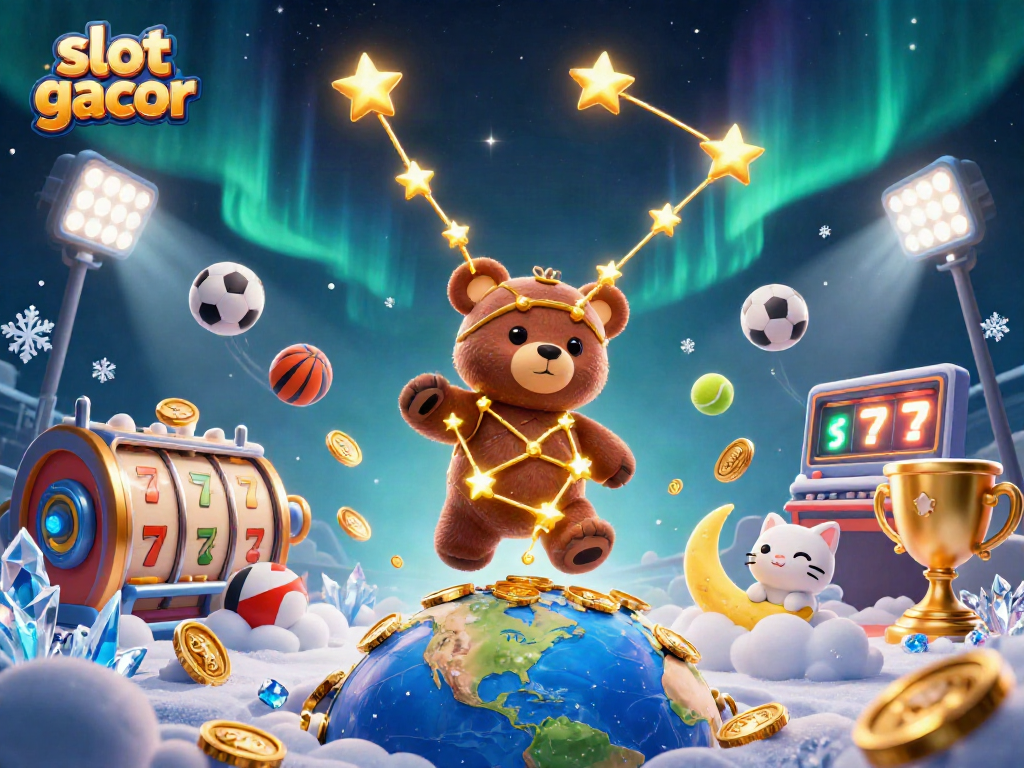 Engage in the exciting world of slot gacor with vibrant characters and dynamic casino elements.