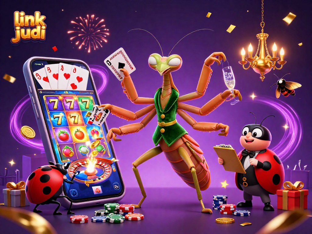 Menggunakan link judi untuk menjelajahi slot online yang penuh jackpot dan aksi kasino melalui ilustrasi 3D yang kaya.