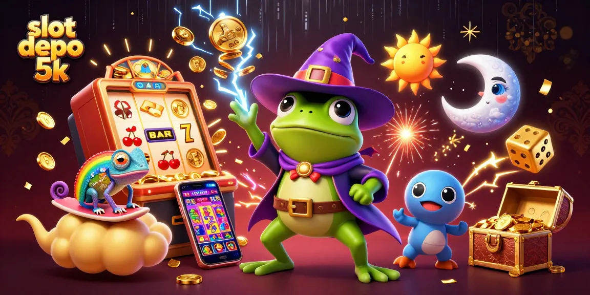 Spin to win big at slot depo 5k with exciting golden coins and unique game elements.