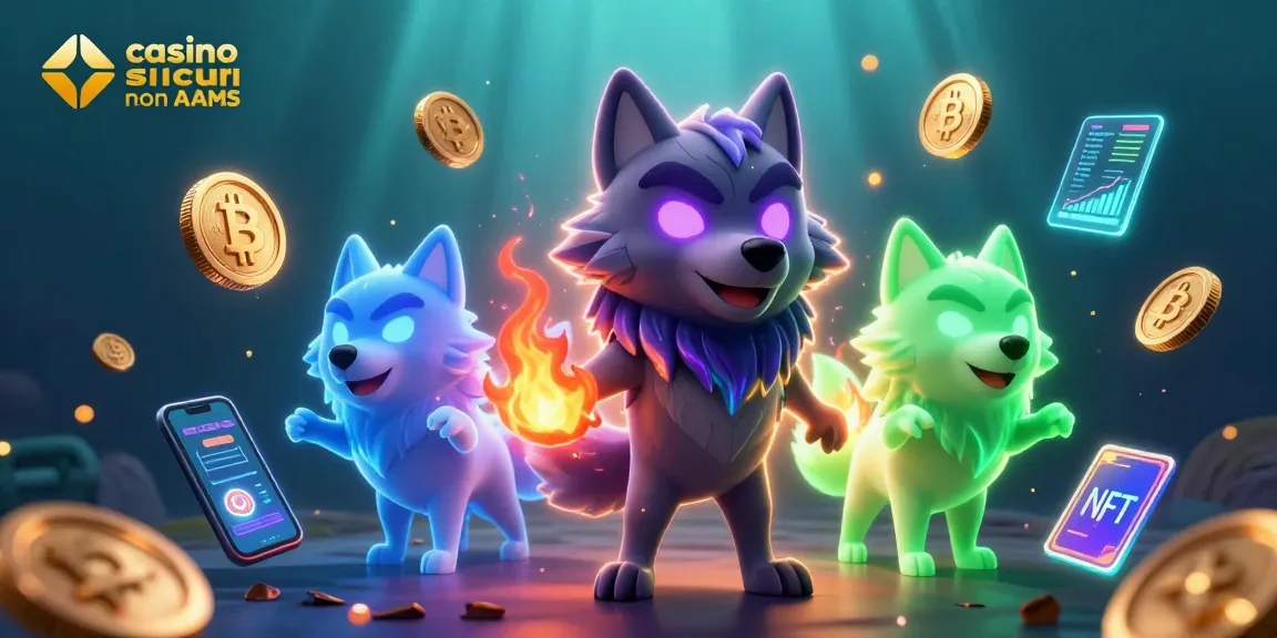 Vivi l'azione vivace nei casinò sicuri non AAMS con lupi spettrali ed elementi di criptovaluta.