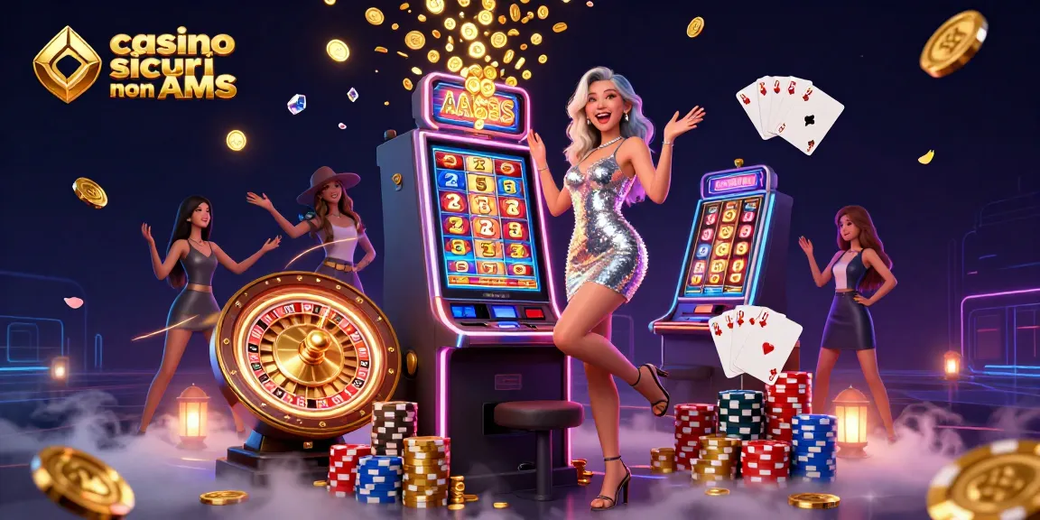 Festeggia le vincite ai casino sicuri non AAMS con entusiasmanti slot e un gameplay avvincente.