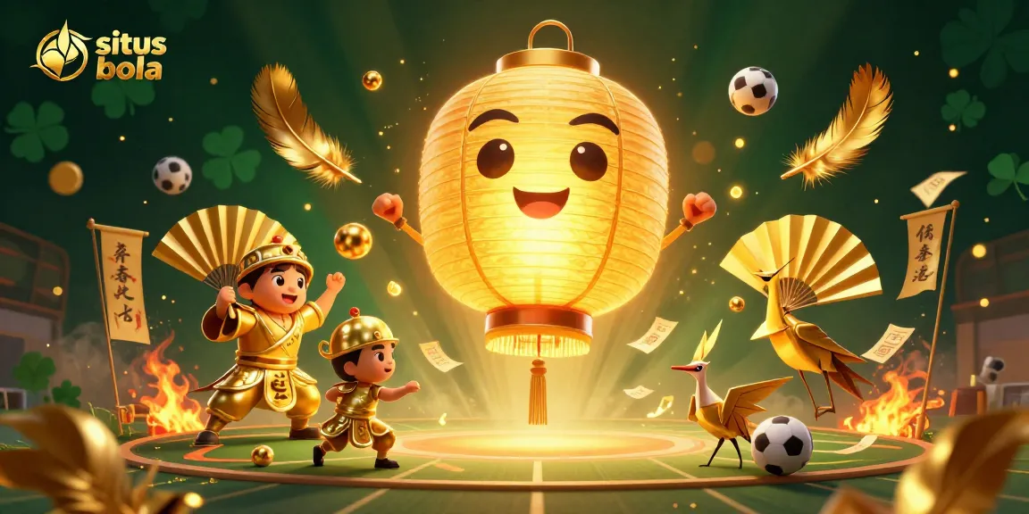 Experience thrilling sports betting action at situs judi bola filled with golden lantern spirit and dynamic elements.